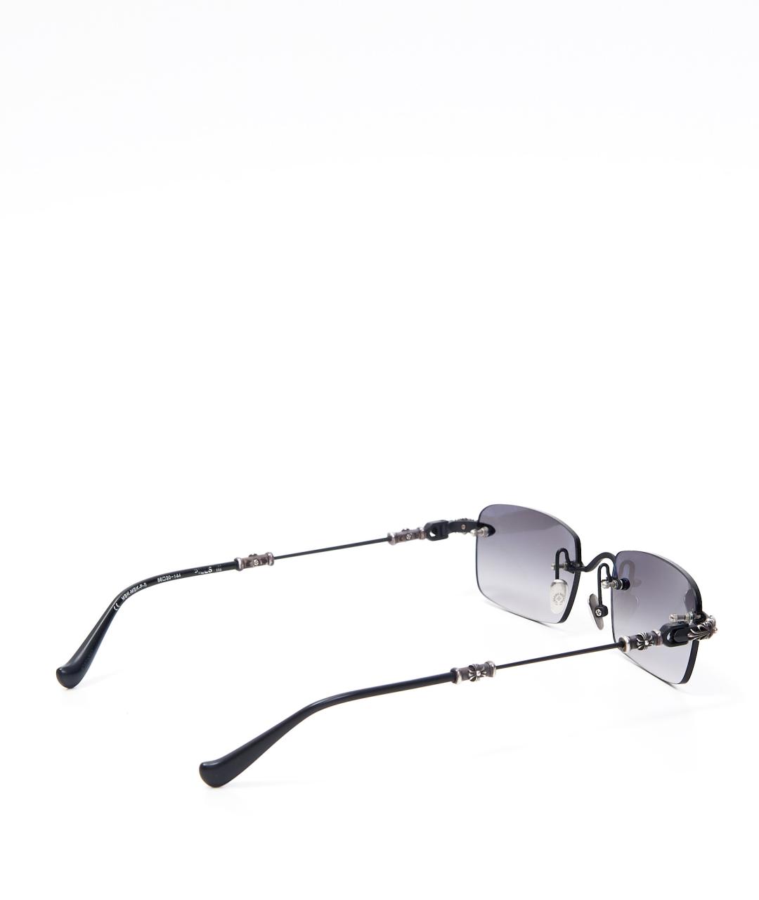 CHROME HEARTS Черные пластиковые солнцезащитные очки, фото 2