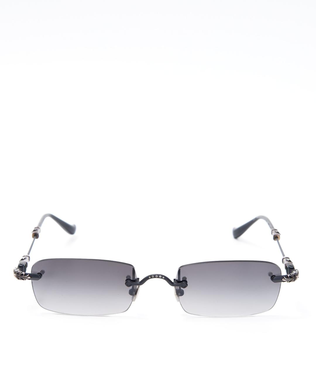 CHROME HEARTS Черные пластиковые солнцезащитные очки, фото 3
