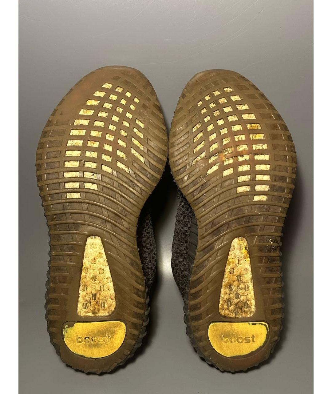 ADIDAS YEEZY Черные синтетические низкие кроссовки / кеды, фото 7
