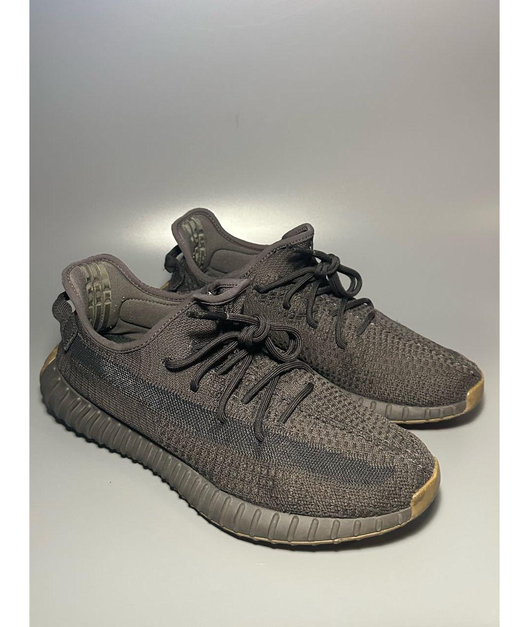ADIDAS YEEZY Черные синтетические низкие кроссовки / кеды, фото 6