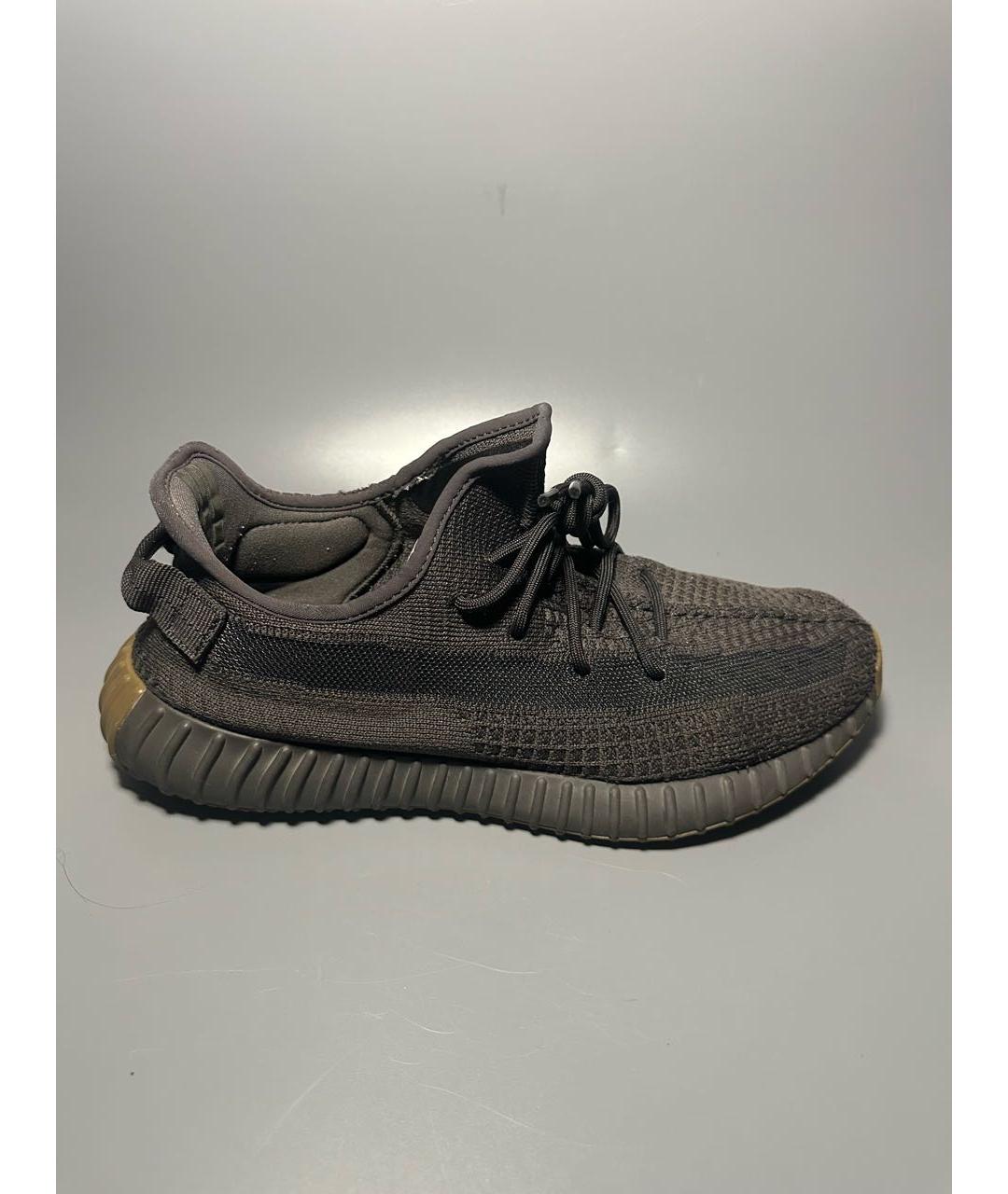 ADIDAS YEEZY Черные синтетические низкие кроссовки / кеды, фото 9