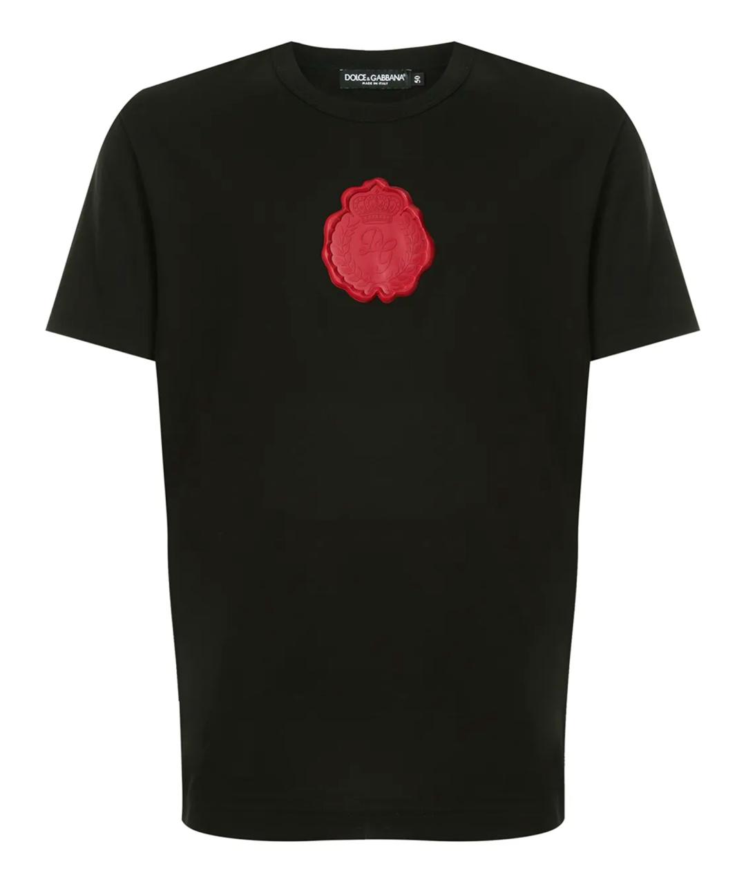 DOLCE&GABBANA Черная футболка, фото 1