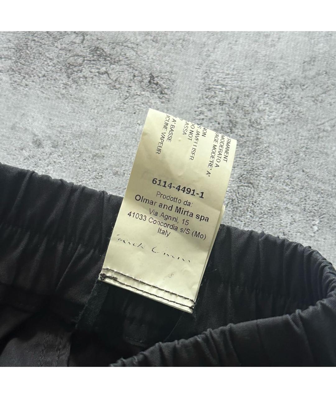 RICK OWENS Черные хлопковые шорты, фото 5