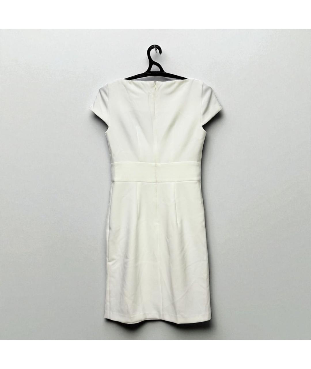 BLUMARINE Белое полиэстеровое коктейльное платье, фото 2