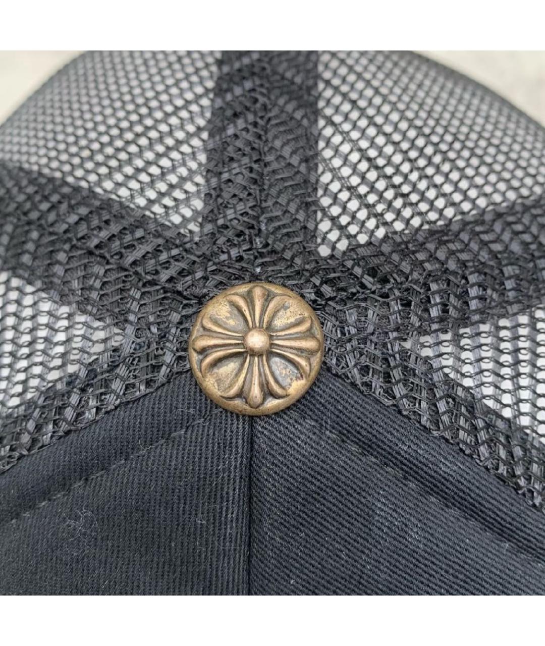 CHROME HEARTS Черная кепка/бейсболка, фото 4