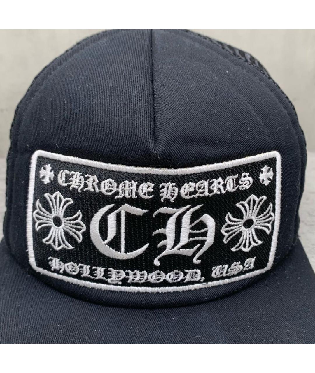 CHROME HEARTS Черная кепка/бейсболка, фото 5