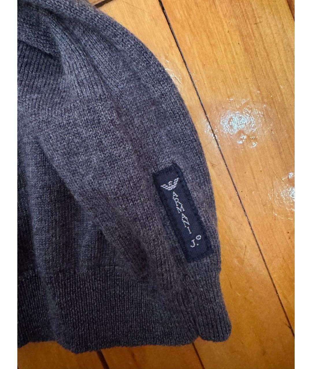 ARMANI JEANS Серая шерстяная водолазка, фото 3