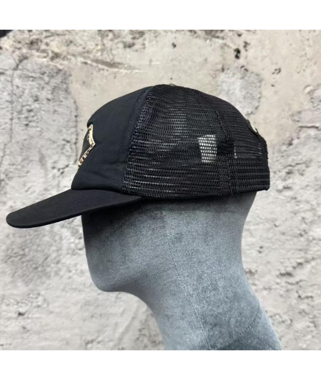 CHROME HEARTS Черная кепка/бейсболка, фото 3