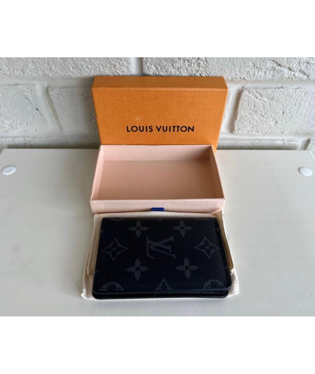LOUIS VUITTON Черный кардхолдер, фото 9