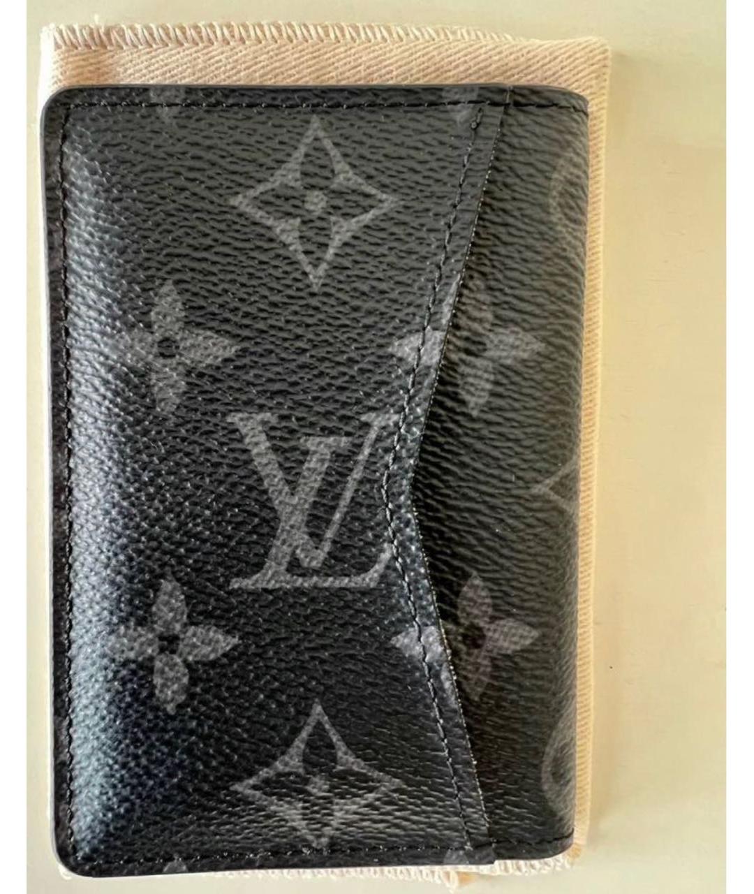 LOUIS VUITTON Черный кардхолдер, фото 3