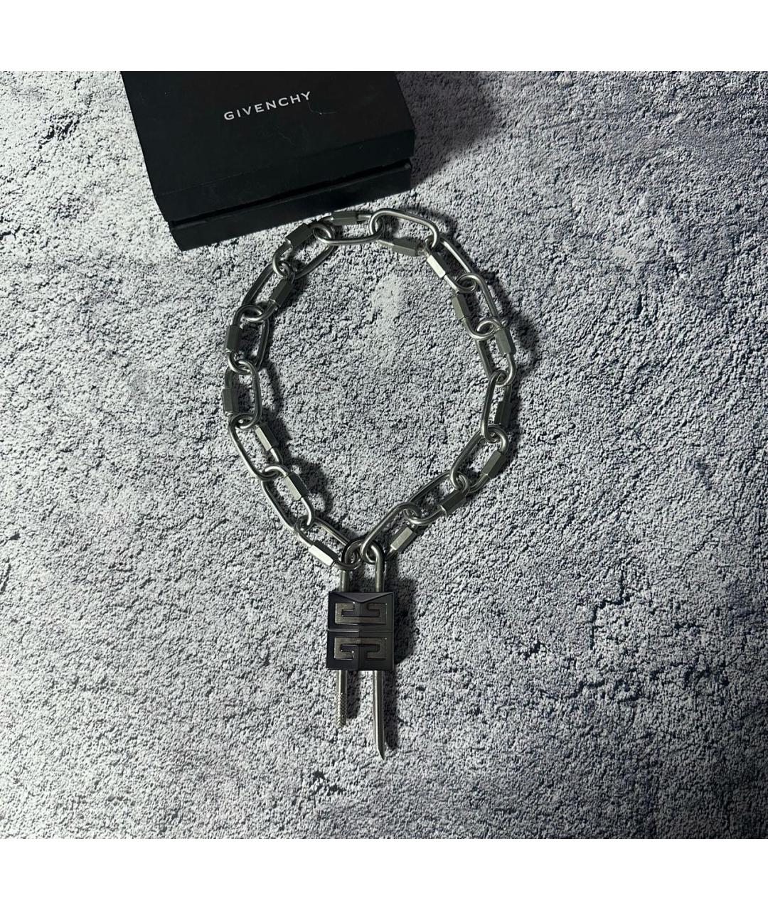 GIVENCHY Черное латунное колье, фото 7