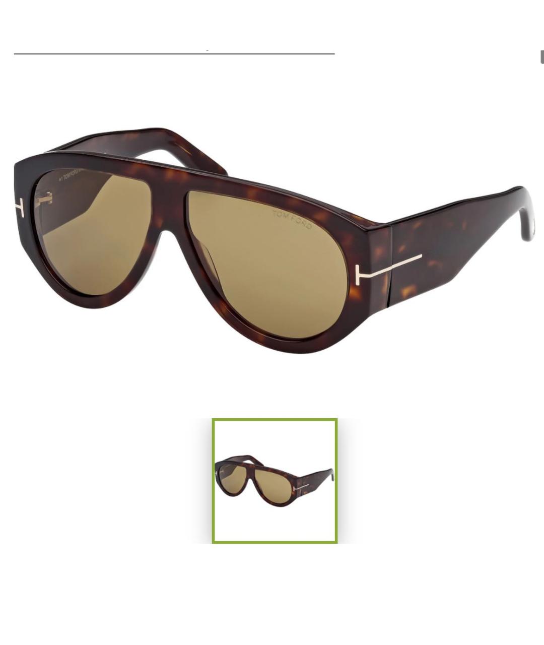TOM FORD Пластиковые солнцезащитные очки, фото 5