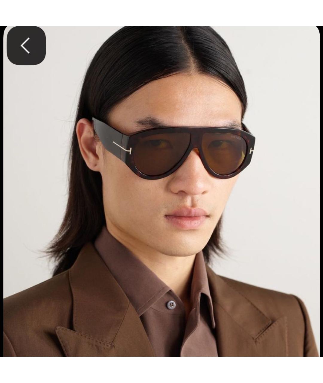 TOM FORD Пластиковые солнцезащитные очки, фото 4
