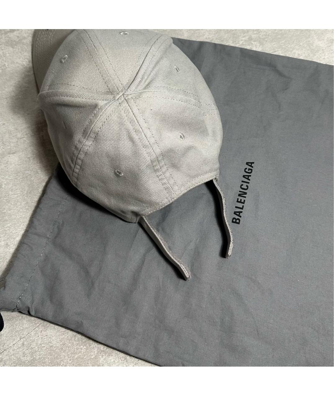 BALENCIAGA Серая кепка, фото 3