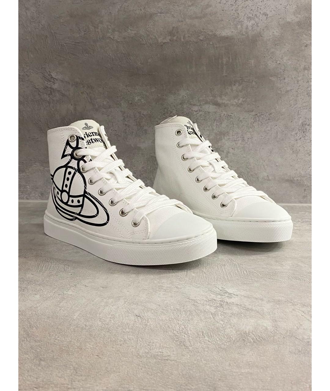 VIVIENNE WESTWOOD Белые кеды, фото 2