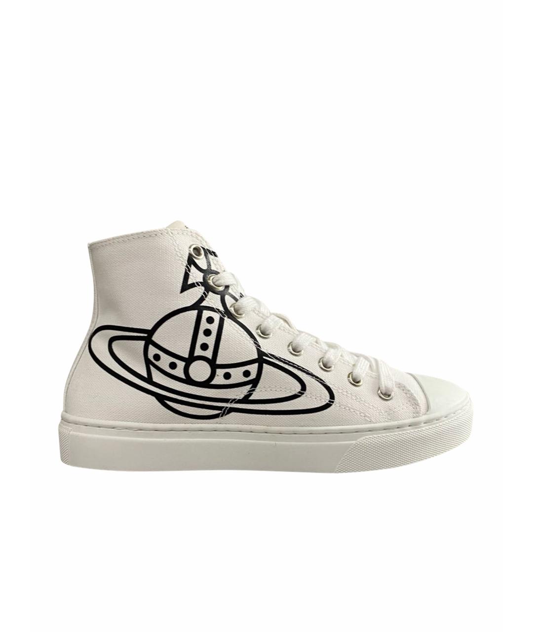VIVIENNE WESTWOOD Белые кеды, фото 1