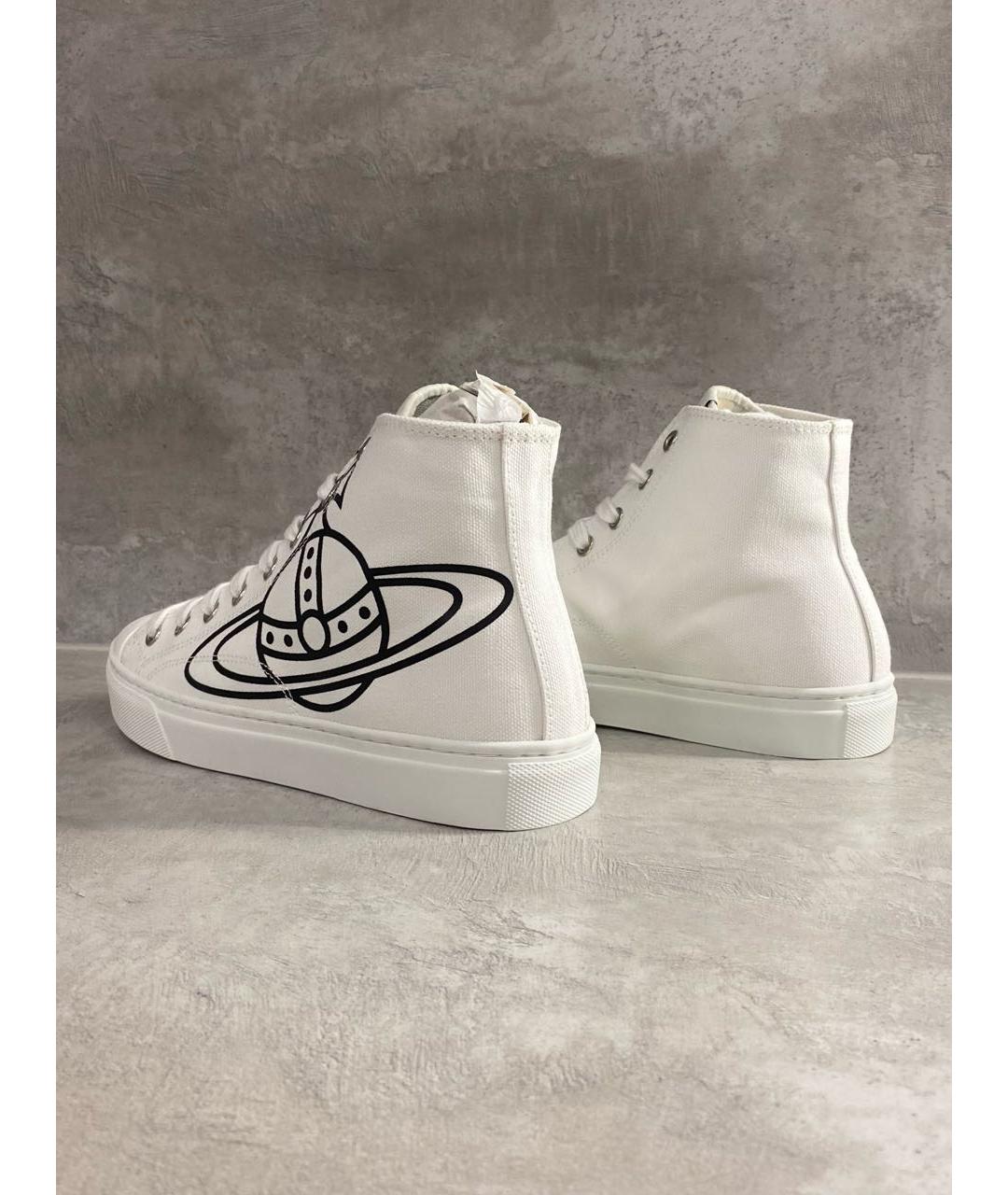 VIVIENNE WESTWOOD Белые кеды, фото 4