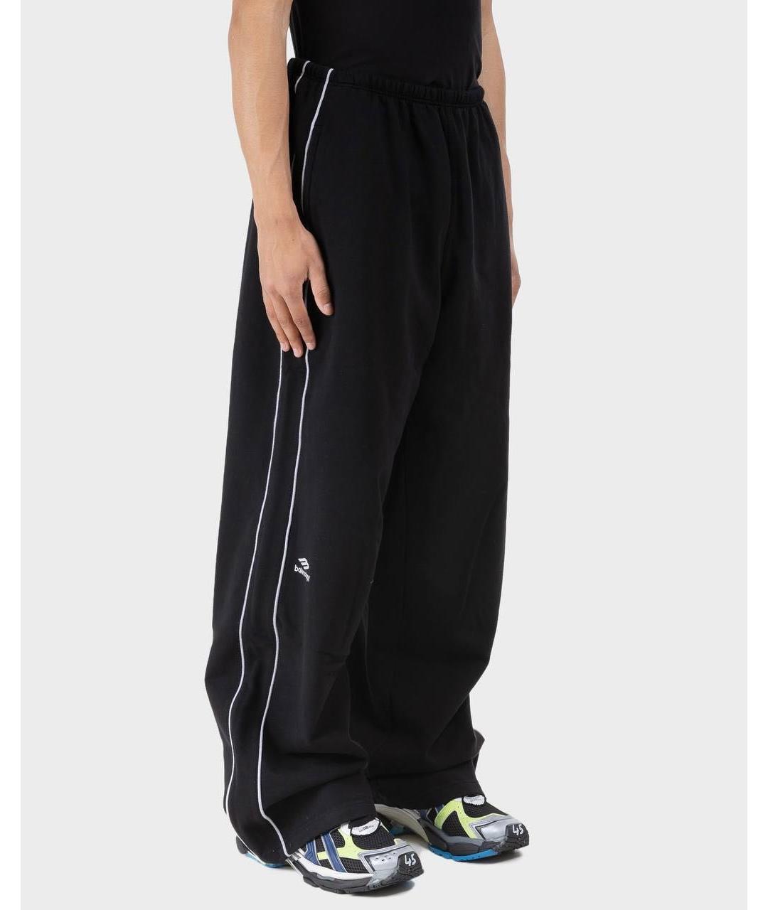 BALENCIAGA Черные спортивные брюки и шорты, фото 4