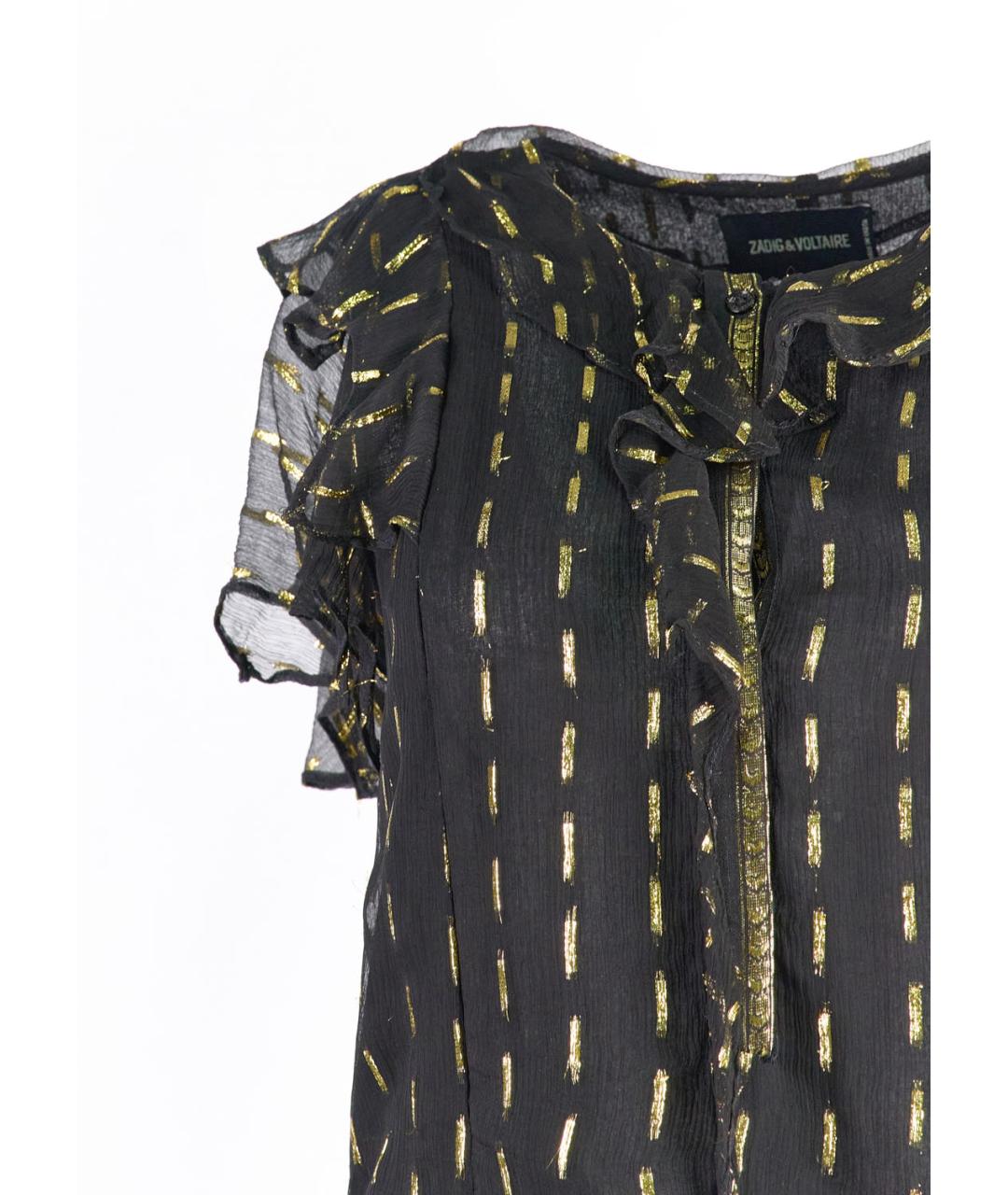 ZADIG & VOLTAIRE Черное вискозное платье, фото 5
