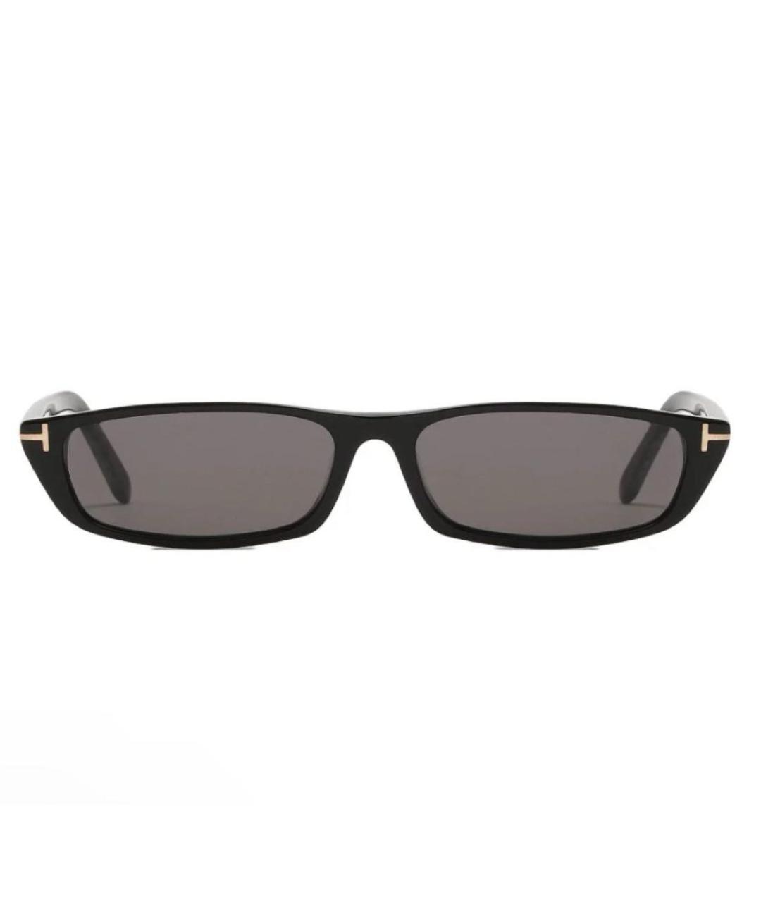 TOM FORD Черные пластиковые солнцезащитные очки, фото 2
