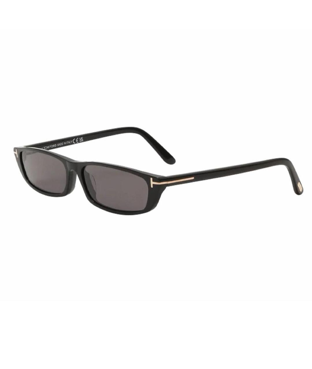 TOM FORD Черные пластиковые солнцезащитные очки, фото 5