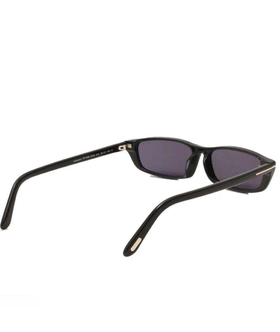 TOM FORD Черные пластиковые солнцезащитные очки, фото 3