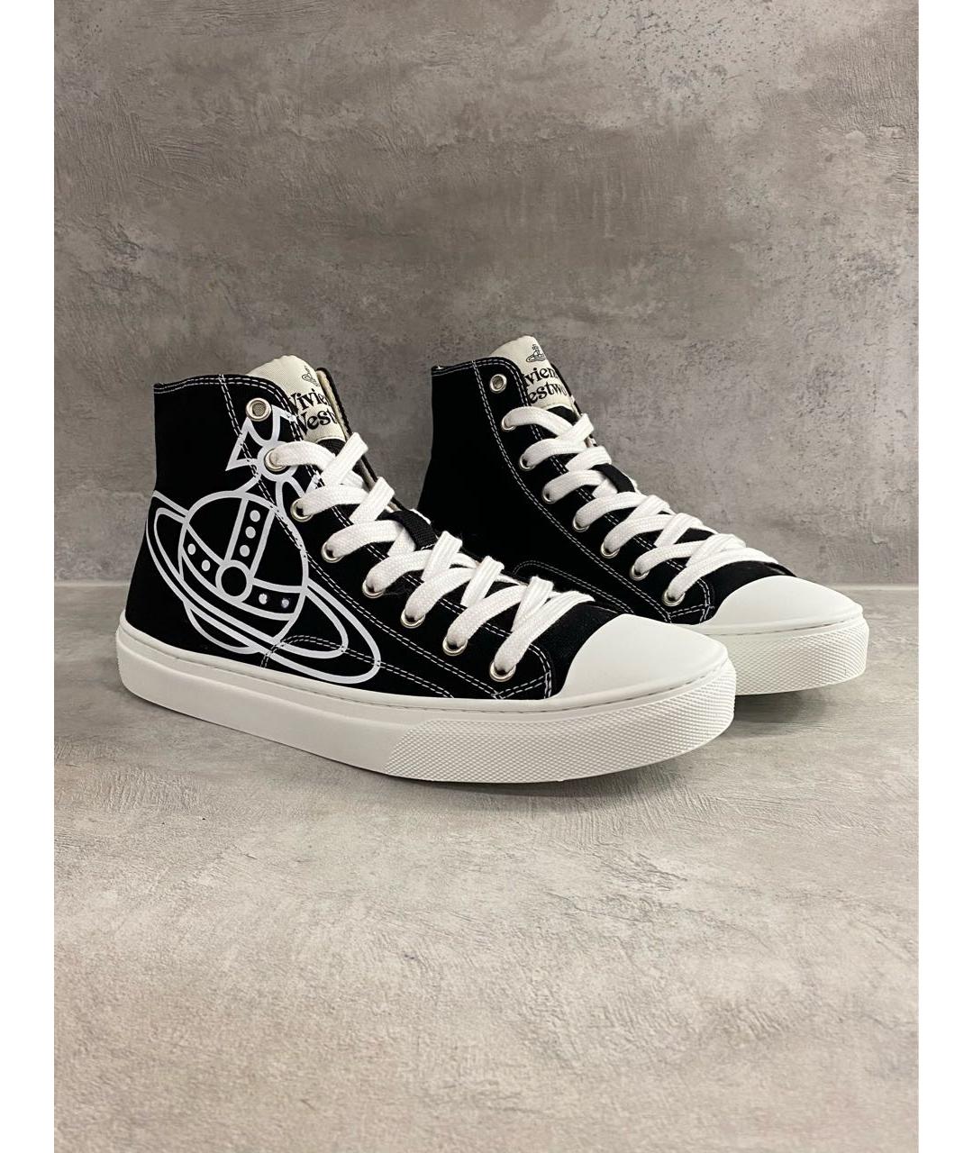 VIVIENNE WESTWOOD Черные кеды, фото 3
