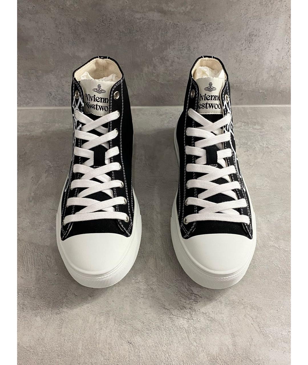 VIVIENNE WESTWOOD Черные кеды, фото 5