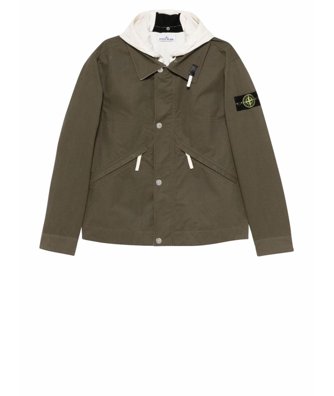 STONE ISLAND Хаки куртка, фото 1