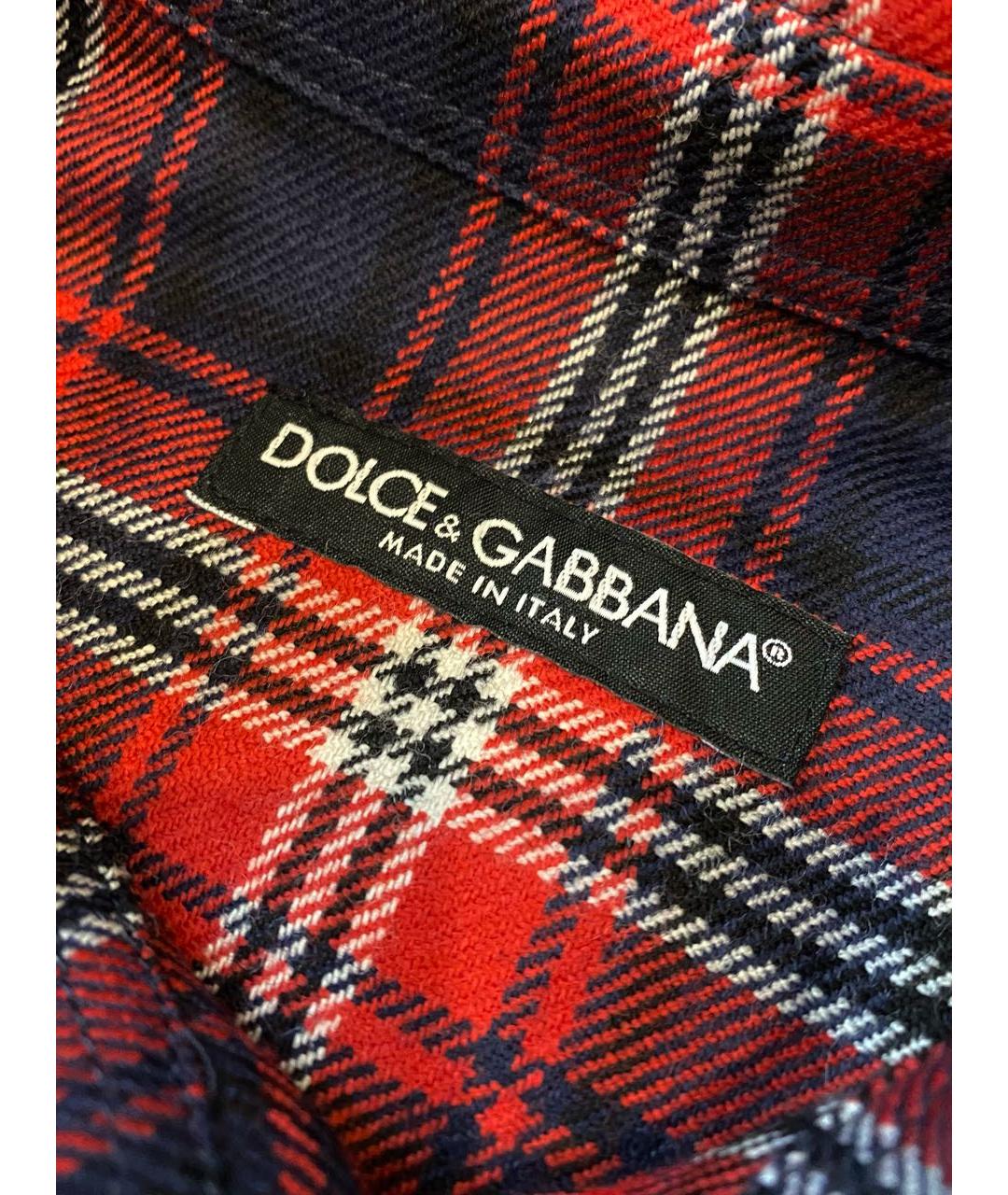 DOLCE&GABBANA Шерстяная кэжуал рубашка, фото 4