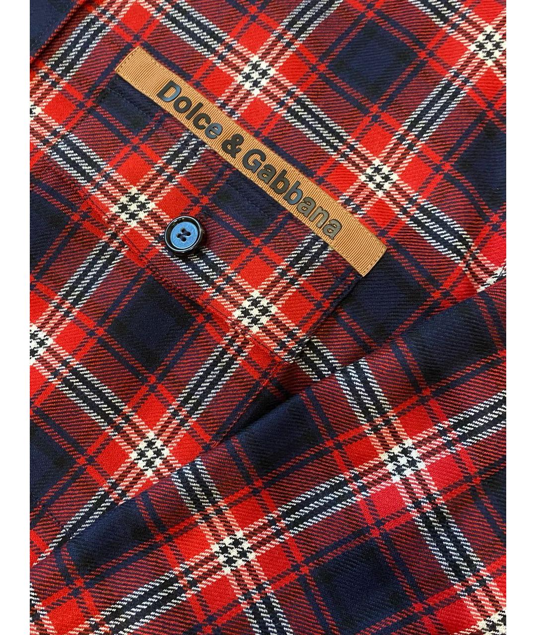 DOLCE&GABBANA Шерстяная кэжуал рубашка, фото 3