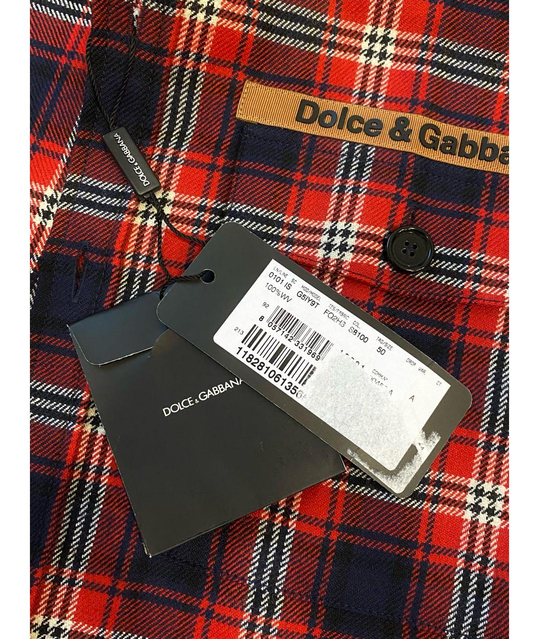 DOLCE&GABBANA Шерстяная кэжуал рубашка, фото 8