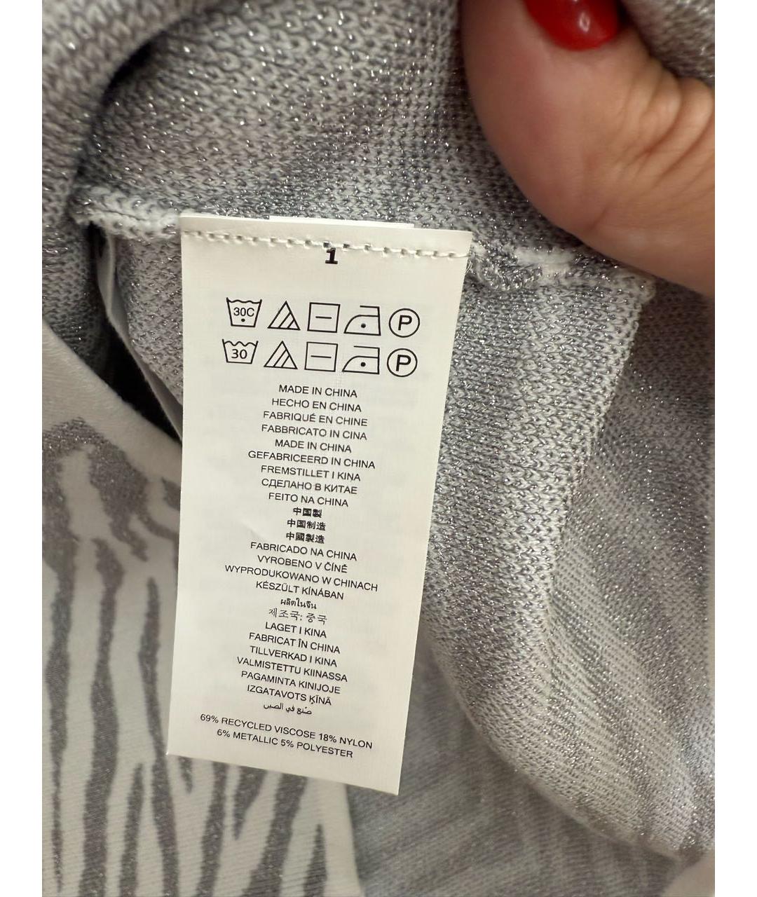 MICHAEL MICHAEL KORS Серебряное вискозное повседневное платье, фото 2
