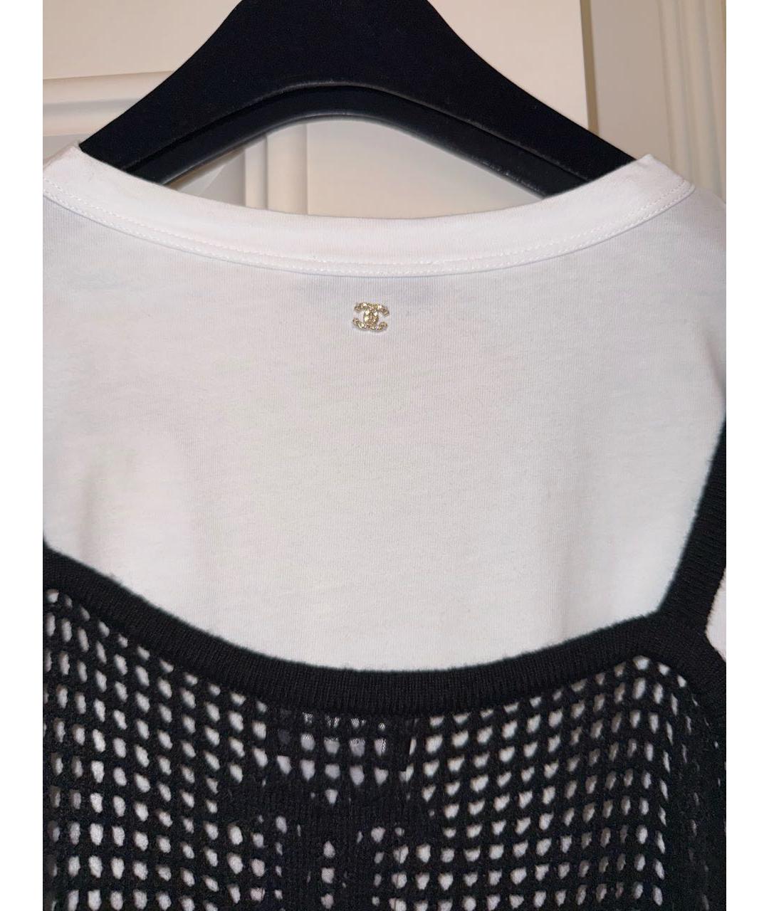 CHANEL Черное кашемировое повседневное платье, фото 4