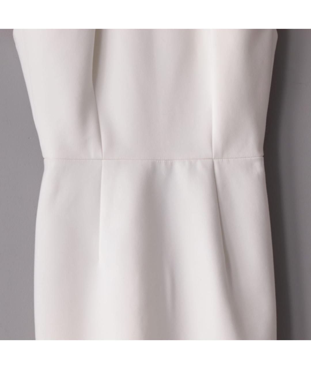 VICTORIA BECKHAM Белое хлопковое коктейльное платье, фото 6