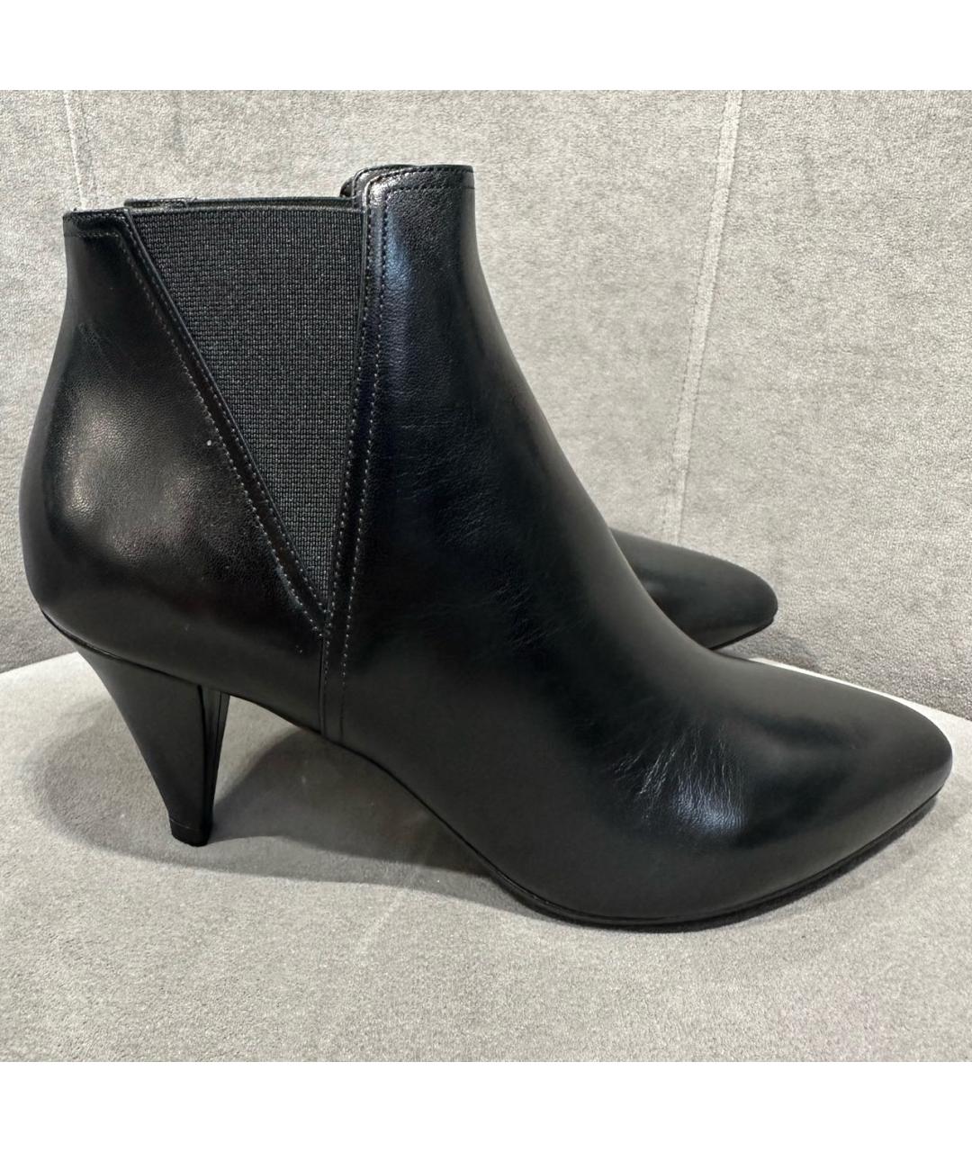 CELINE Черные кожаные ботинки, фото 6