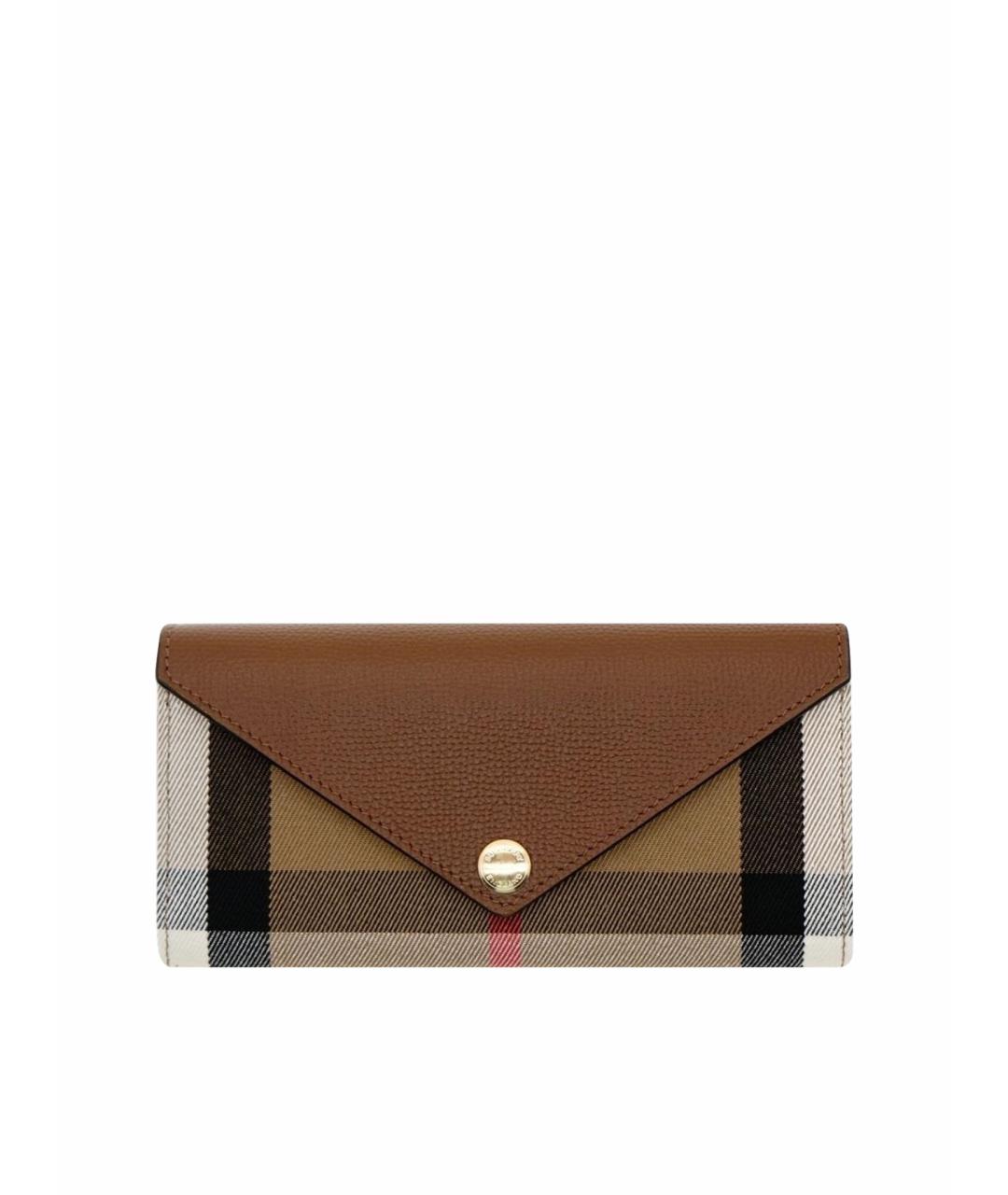 BURBERRY Коричневая кожаная сумка через плечо, фото 1