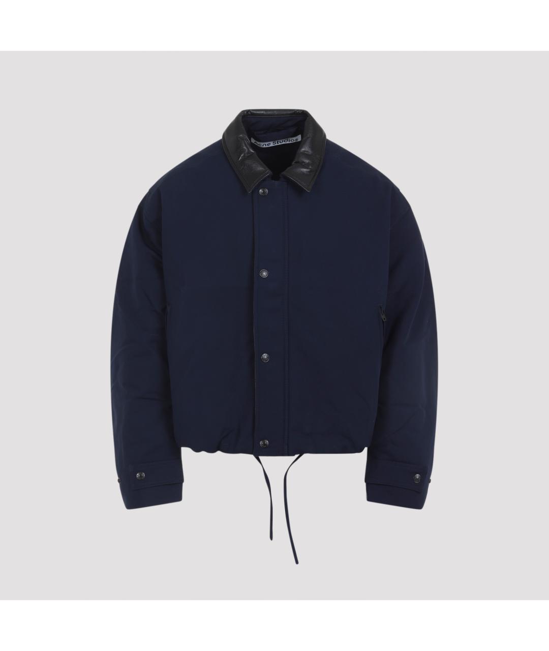 ACNE STUDIOS Синий хлопковый пиджак, фото 4