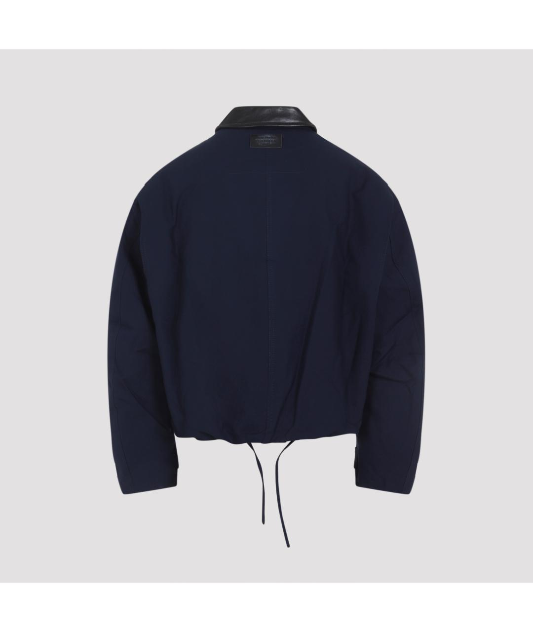 ACNE STUDIOS Синий хлопковый пиджак, фото 2