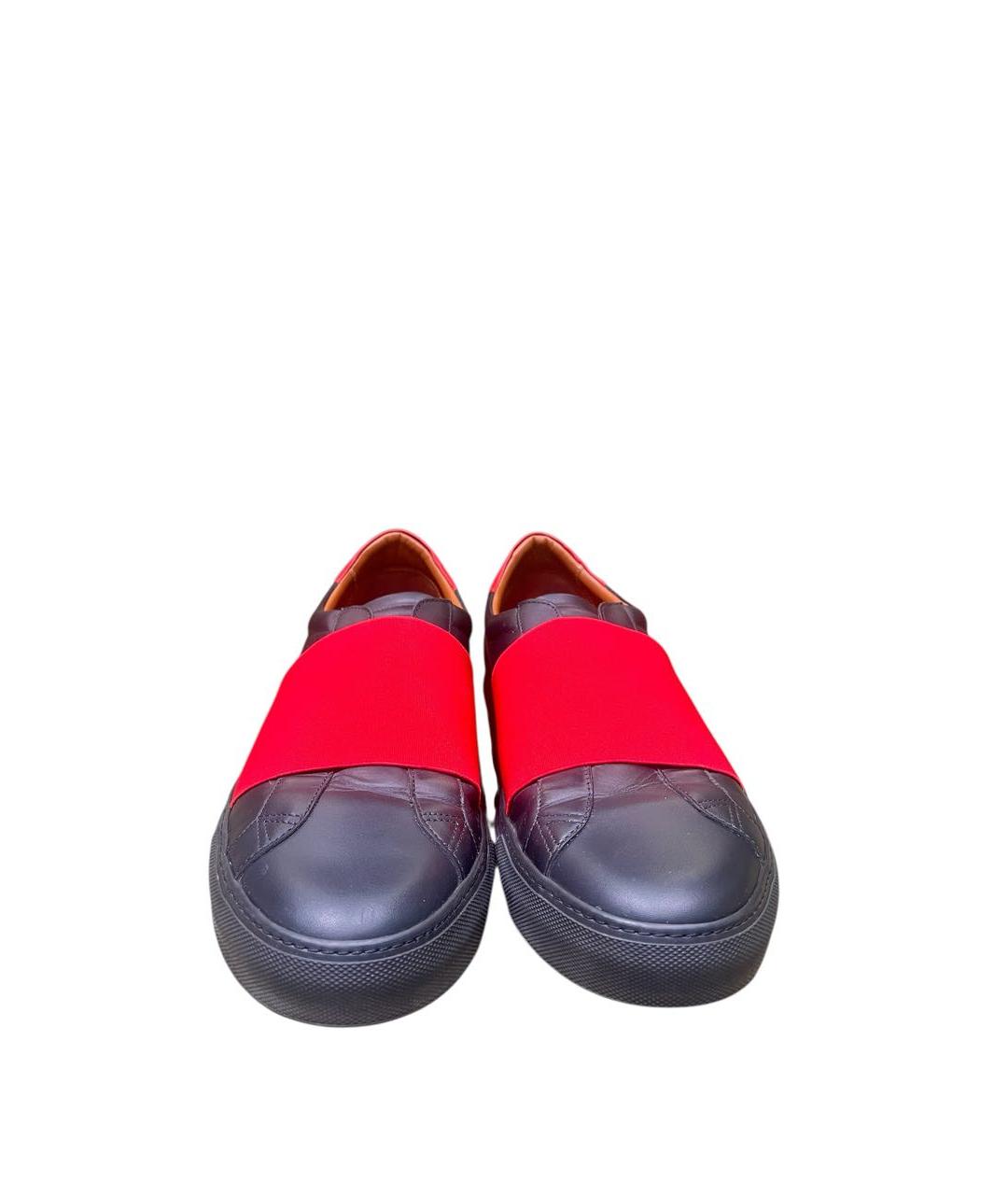GIVENCHY Черные кожаные слипоны, фото 2