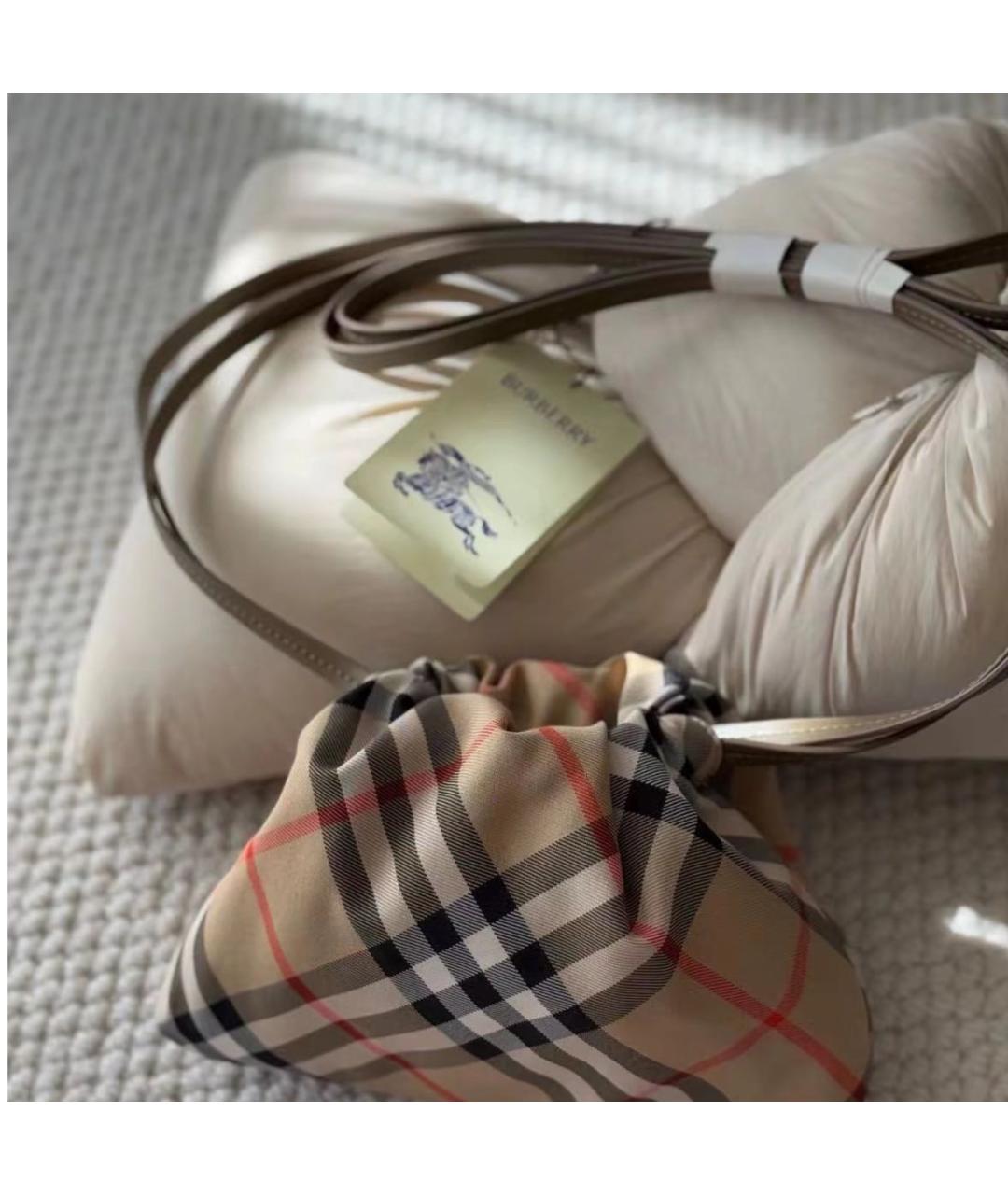 BURBERRY Бежевая сумка через плечо, фото 3
