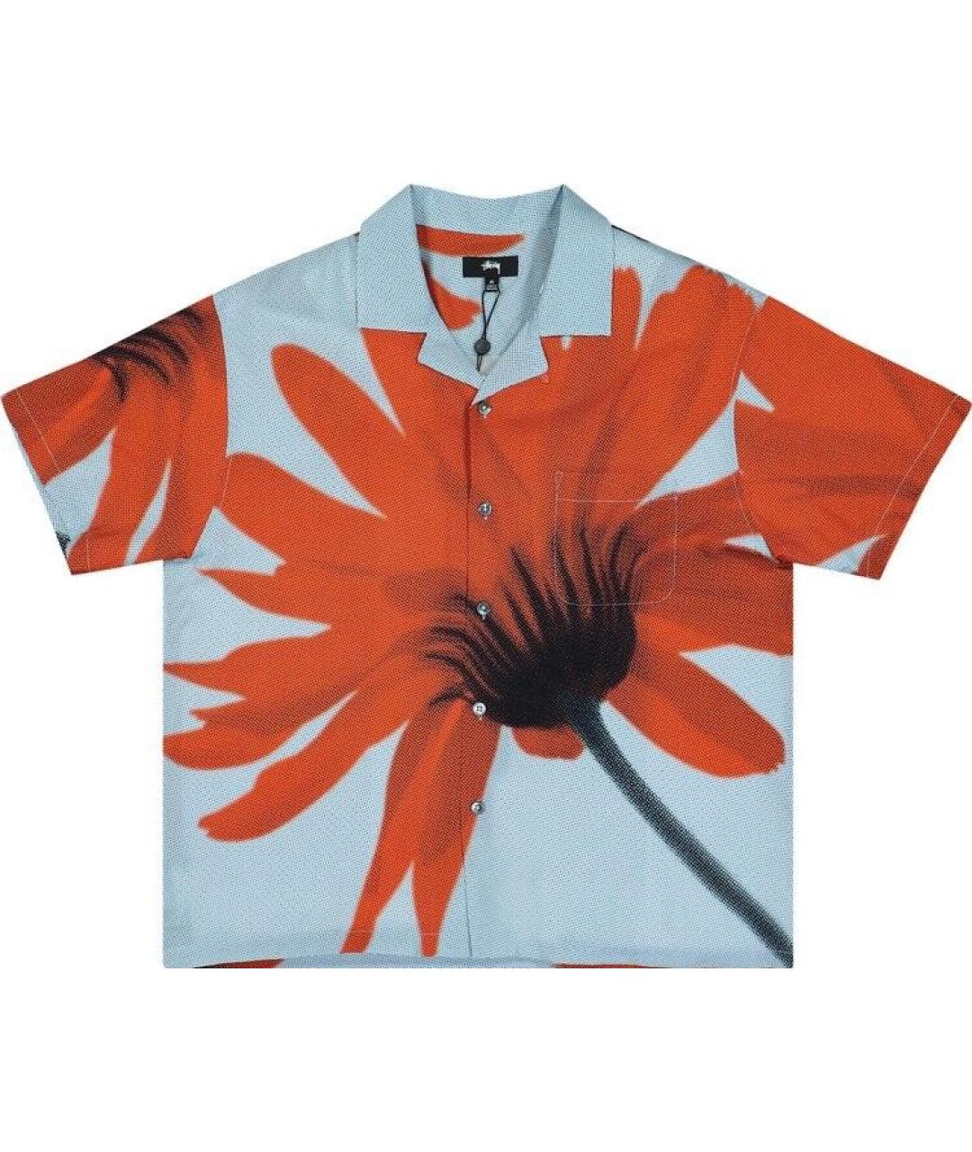 STUSSY Голубая кэжуал рубашка, фото 7
