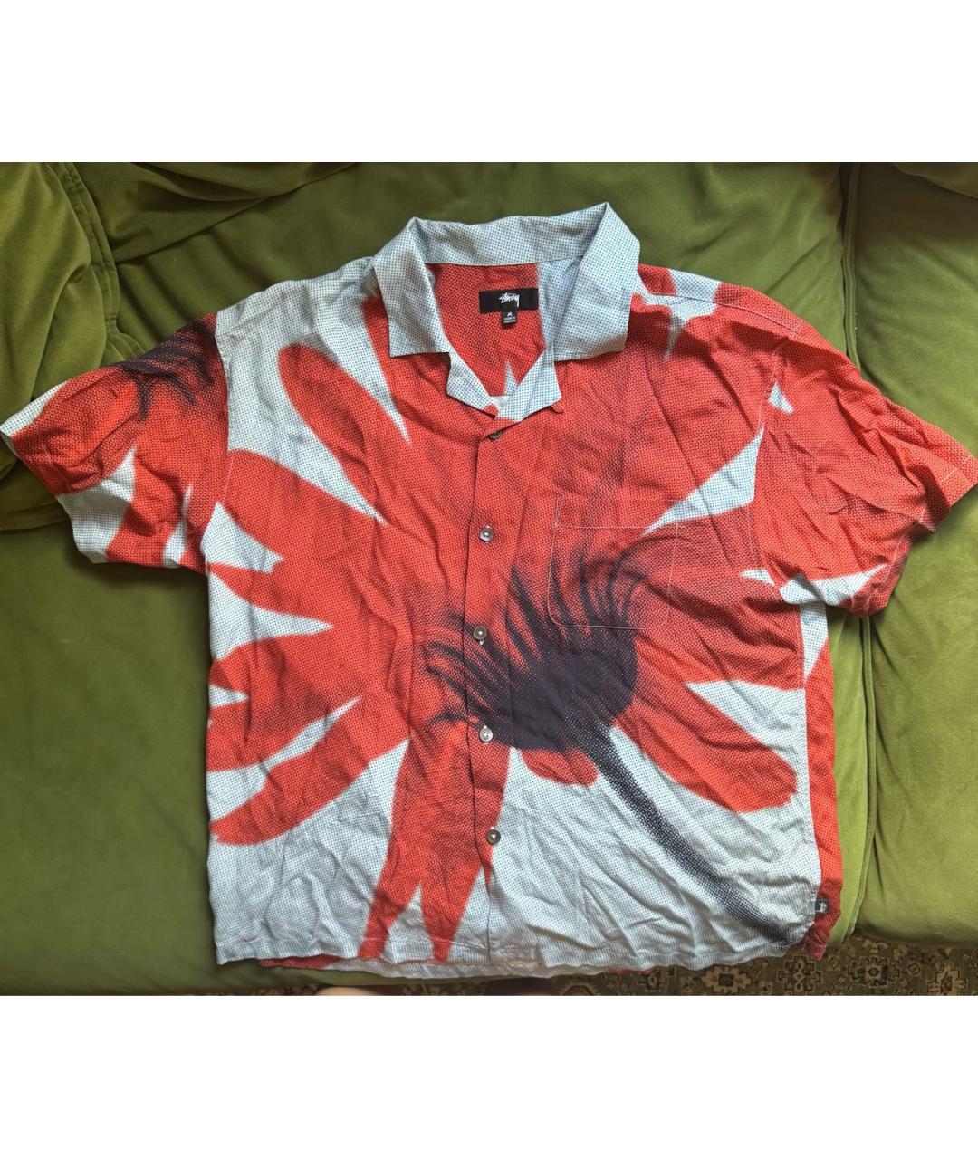 STUSSY Голубая кэжуал рубашка, фото 5