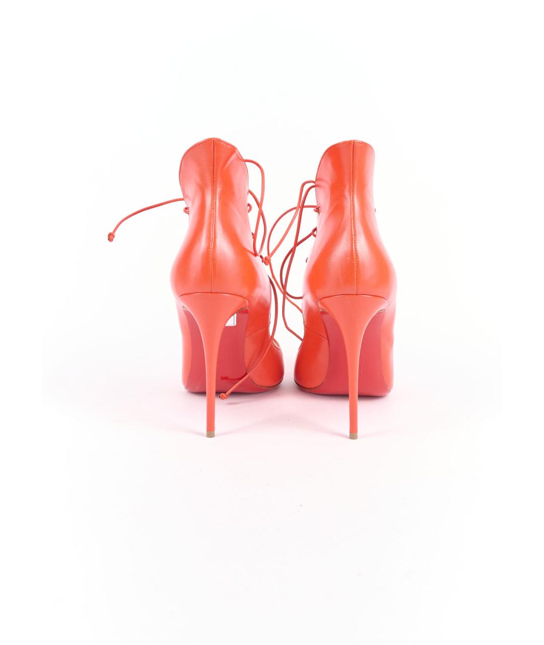 CHRISTIAN LOUBOUTIN Красные кожаные туфли, фото 4