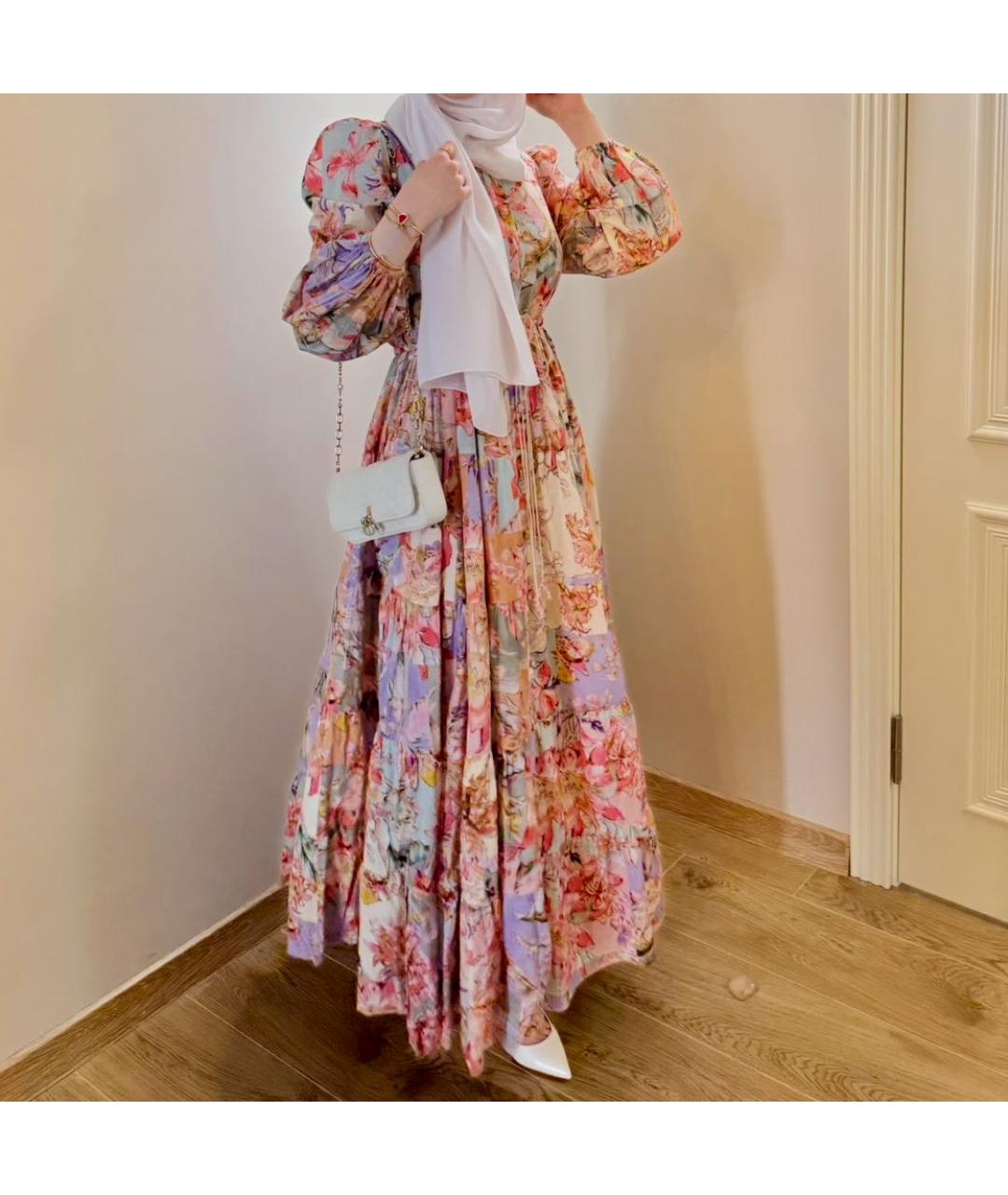 ZIMMERMANN Розовое хлопковое коктейльное платье, фото 4