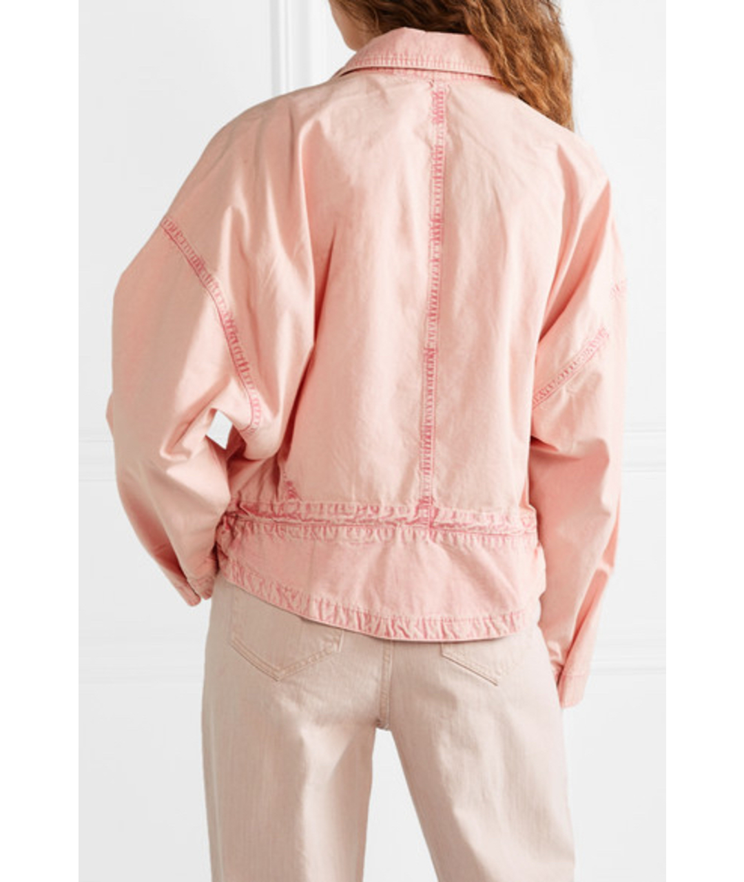 ISABEL MARANT Розовая хлопковая куртка, фото 2