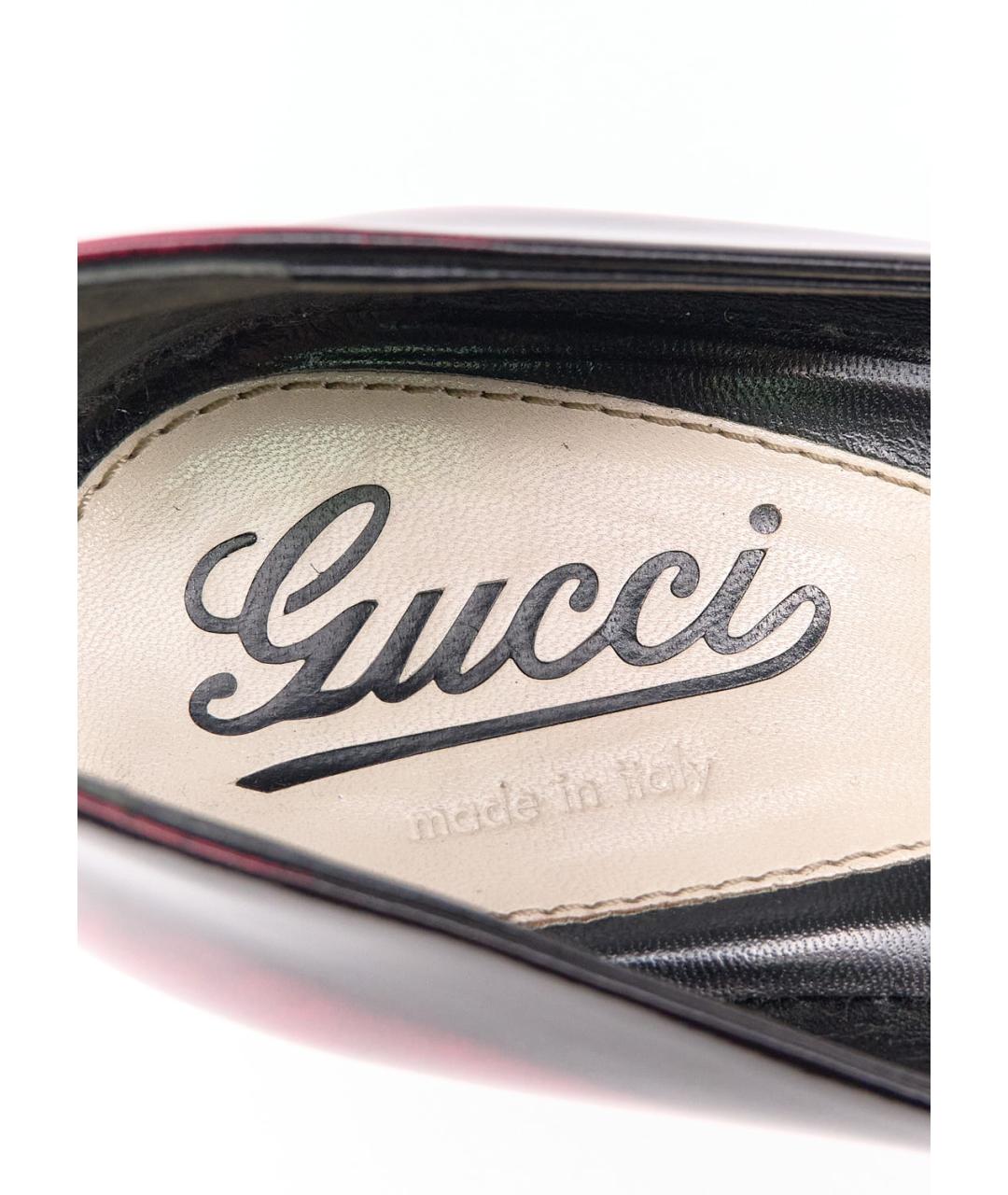 GUCCI Мульти кожаные туфли, фото 5