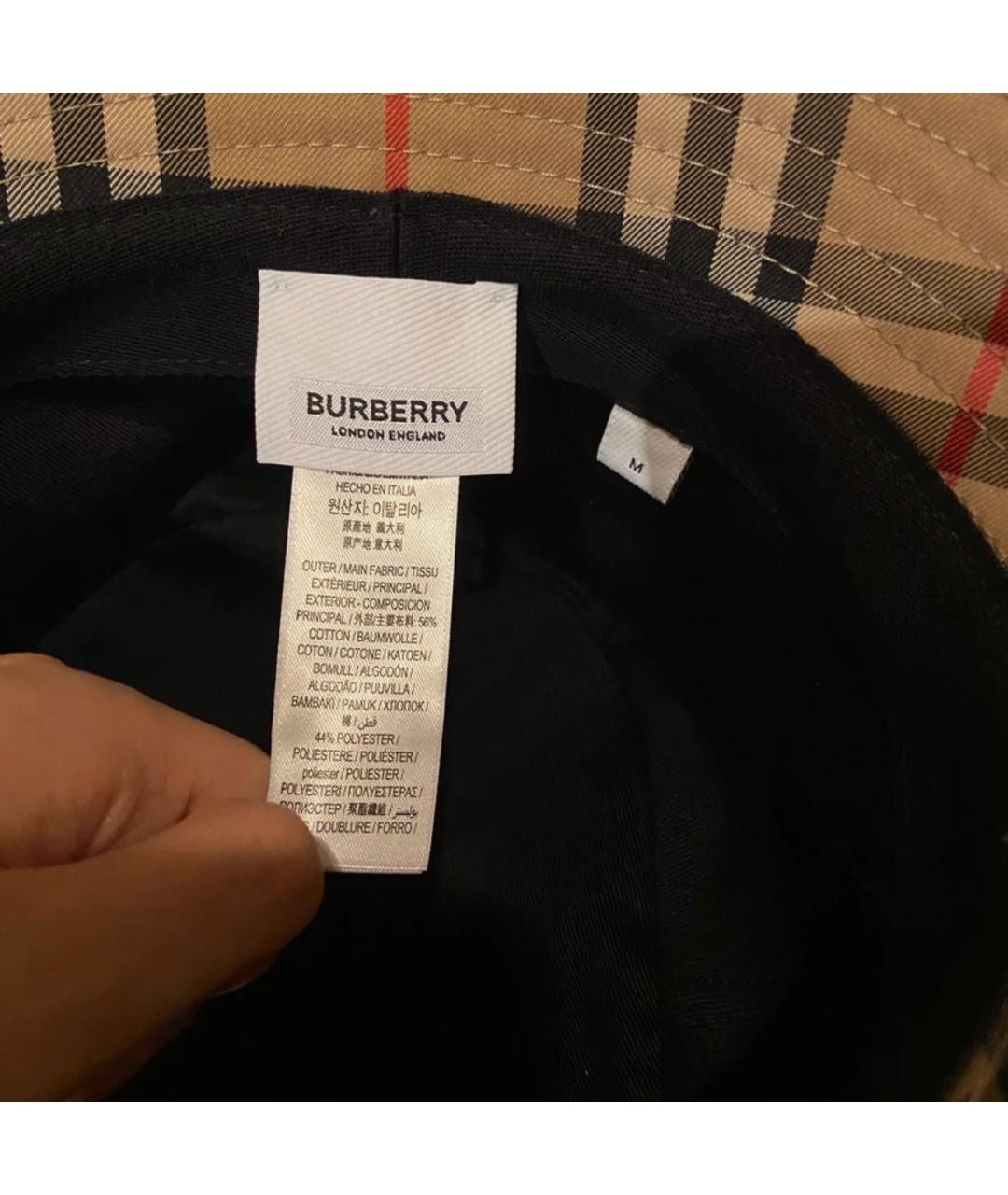 BURBERRY Бежевая шляпа, фото 4