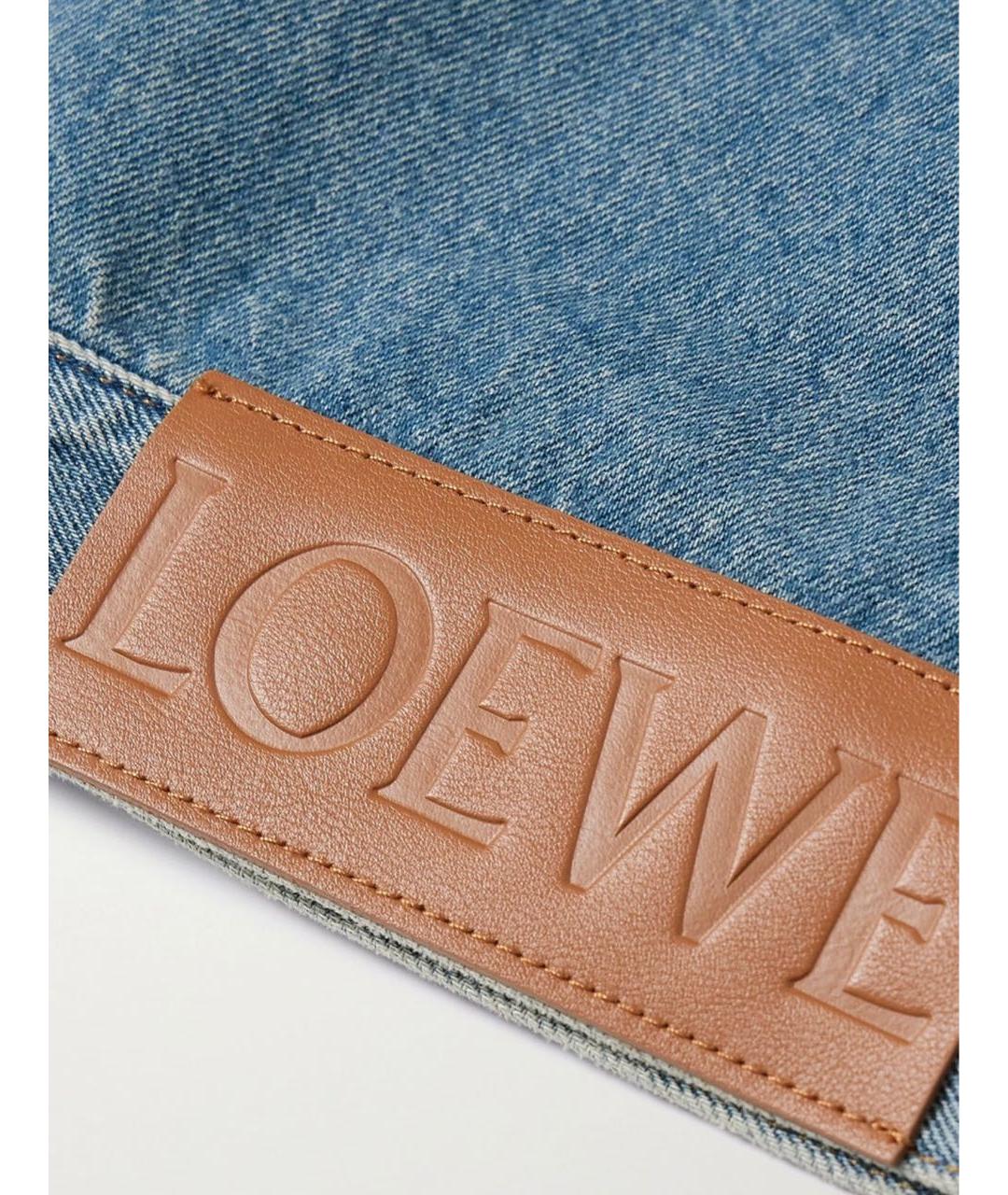 LOEWE Голубая деним куртка, фото 6