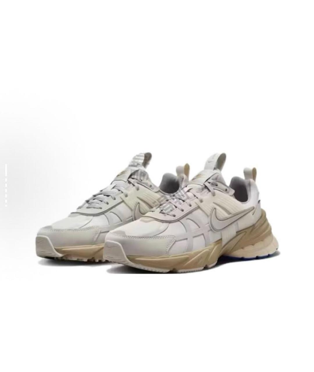 NIKE Бежевые текстильные кроссовки, фото 3